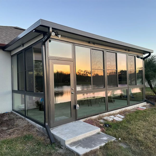 Sunroom installation in Winter Garden, Florida