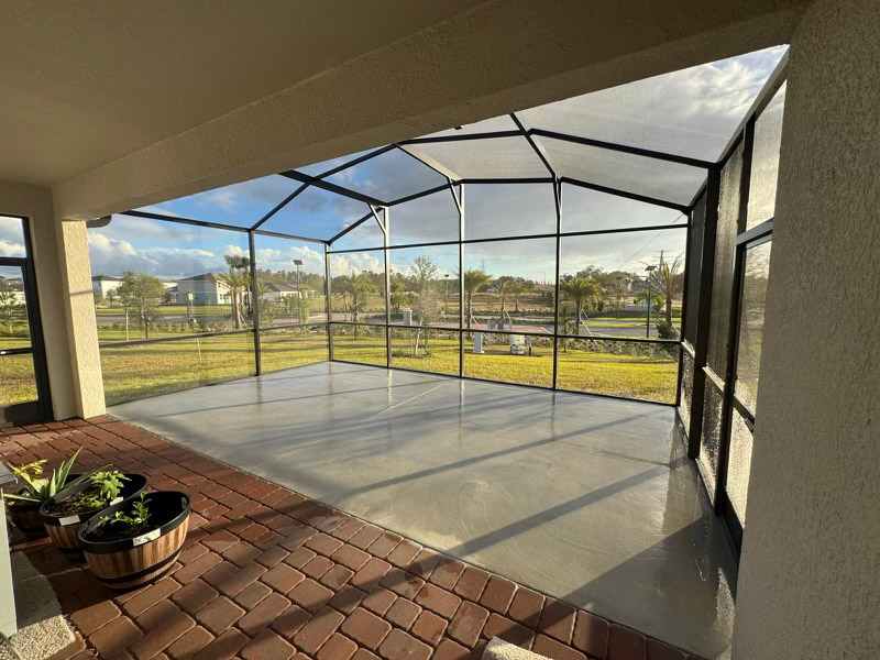 Concrete installation. Backyard concrete install. Pergola installation by MD Construction. Garage screen enclosures. Front lanai installation review. Screen enclosures. Screening a lanai. Screen enclosures near me. Sunrooms Orlando Florida. Poop Lanai. Sunroom Orlando fl. Lanai Patio enclosure. Patio enclosure suppliers. Patio cover with screen. Pool enclosure florida. patio cover screen. florida screened in porch. screen patio covers. pool screen enclosures florida. screen pool enclosures florida. patio screen enclosures near me. florida porches