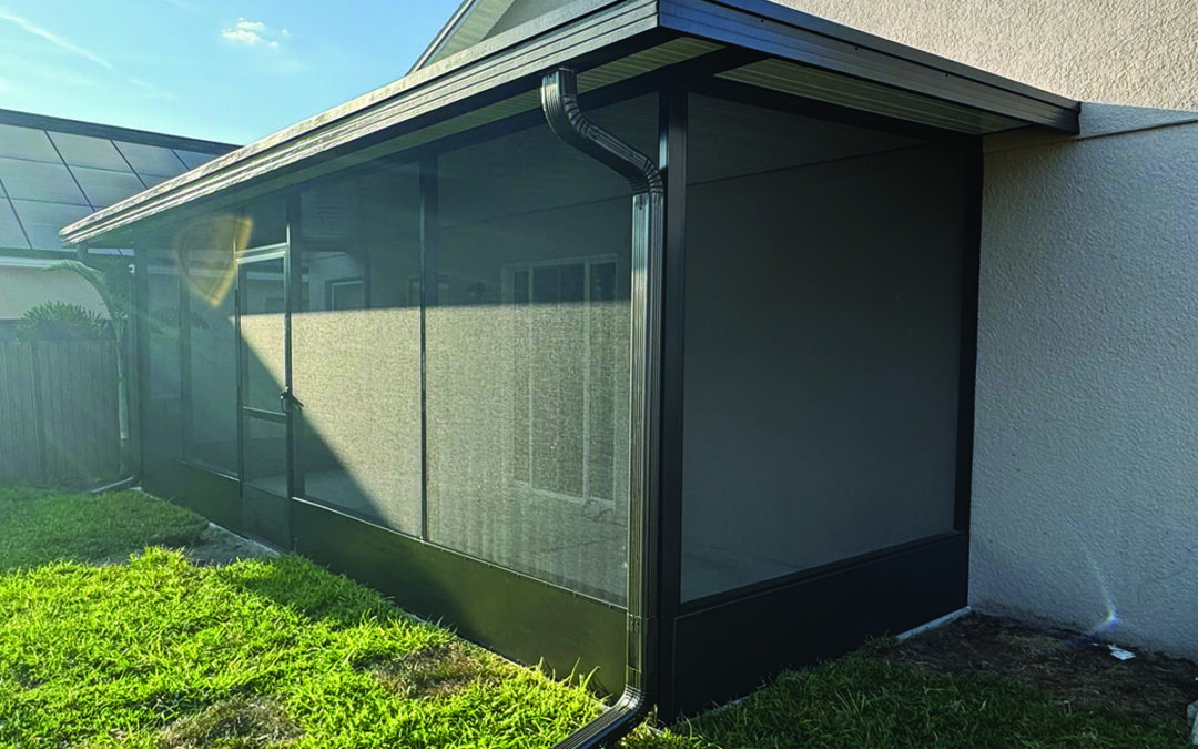 From Umbrellas to a Screen Room: A Backyard Transformation in Winter Haven