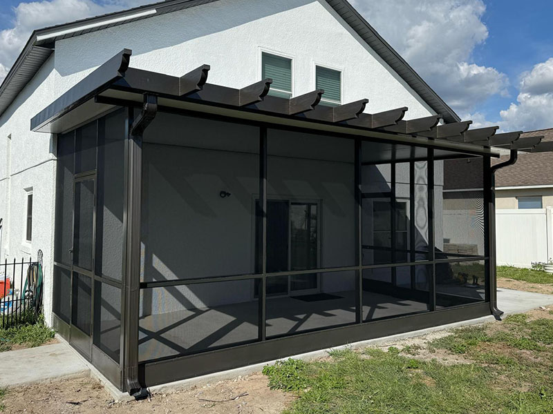 Pergolation installation by MD Construction. Garage screen enclosures. Front lanai installation review. Screen enclosures. Screening a lanai. Screen enclosures near me. Sunrooms Orlando Florida. Poop Lanai. Sunroom Orlando fl. Lanai Patio enclosure. Patio enclosure suppliers. Patio cover with screen. Pool enclosure florida. patio cover screen. florida screened in porch. screen patio covers. pool screen enclosures florida. screen pool enclosures florida. patio screen enclosures near me. florida porches