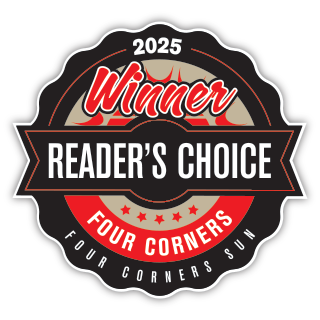 2025 Winner of the reader's choice from Four Corners Sun.