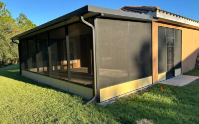 Turning a Back Porch into a Screen Room in Poinciana