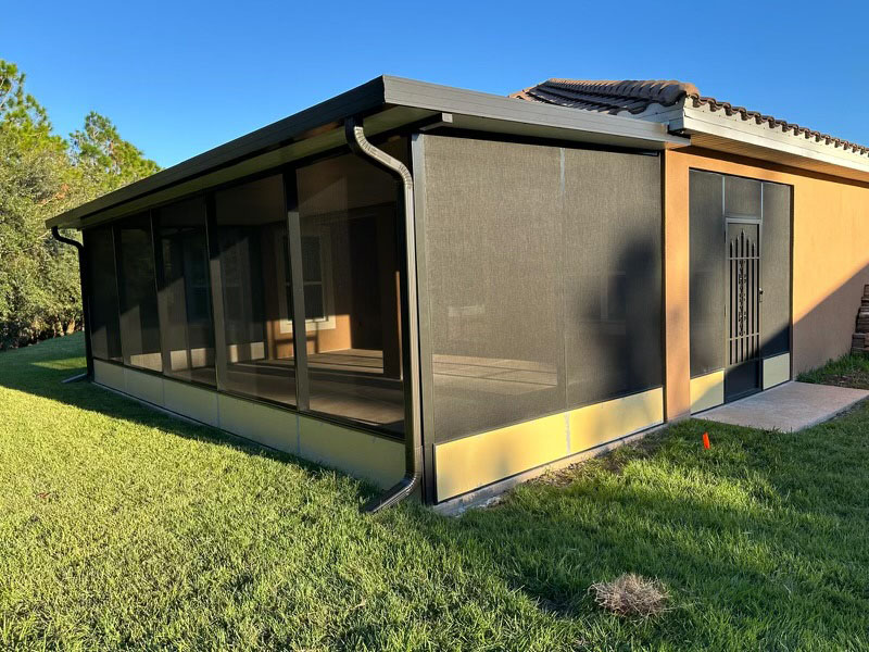 Turning a Back Porch into a Screen Room in Poinciana