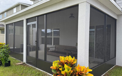 Screen Enclosure Added to Existing Lanai in Clermont FL