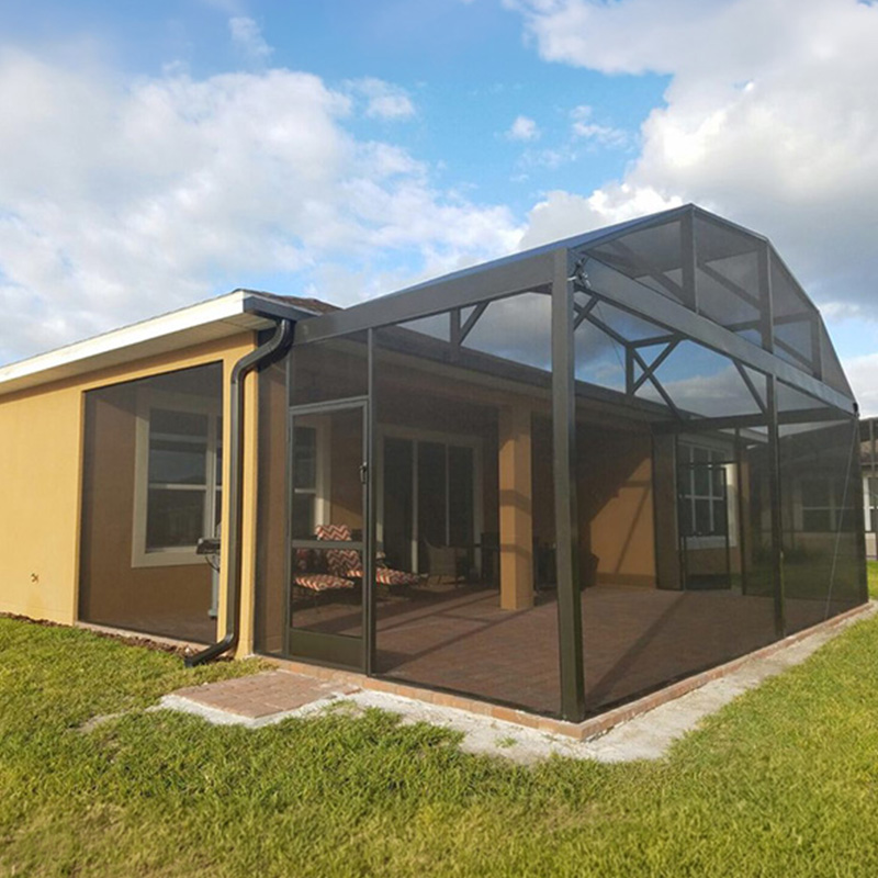 Screen enclosure combo with rear patio in Bartow, Florida. Yelp review from Customer.