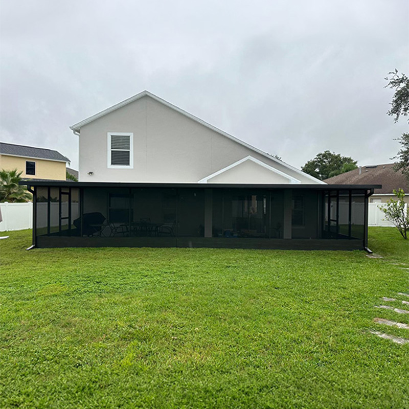 Screen room installation in Orlando, Florida by MD Construction LLC.
